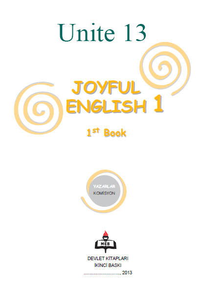 4. Sınıf İngilizce Joyful English Ders ve Çalışma Kitabı Cevapları Ünite 13