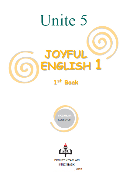 4. Sınıf İngilizce Joyful English Ders ve Çalışma Kitabı Cevapları Ünite 5